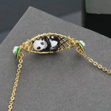 18K Panda Enamel Jewelry