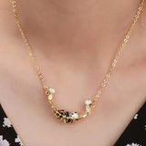 18K Panda Enamel Jewelry