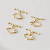 18K Electroplated Real Palette Oval Button Necklace Bracelet Material