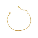 Baroque Pearl Sterling Silver Chain Bracelet