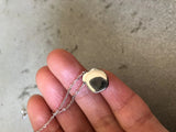 18K 925 Silver Geometric Irregular Coin Pendant Necklace C-B331