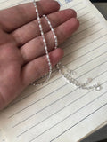 925 Sterling Silver Lucky Olive Beads Choker Necklace