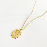 925 Silver Star Moon Pendant Necklace for Holiday Jewelry