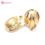 18K Brass Flower Caps Tassel Caps for DIY Jewelry Making