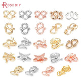 18K Brass S M Shape Bracelet Necklace Clasps Jewelry Supplies