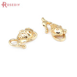 18K Brass S M Shape Bracelet Necklace Clasps Jewelry Supplies