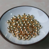 18K DIY Bead Bracelet Kit with Round Beads (100 Pieces)
