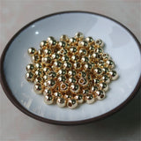 18K DIY Bead Bracelet Kit with Round Beads (100 Pieces)