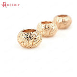 18K Large Hole Beads Crown Charms Pendants for Women