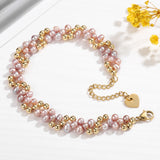 18K Filled Freshwater Pearl Bracelet for Women