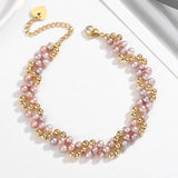 18K Filled Freshwater Pearl Bracelet for Women