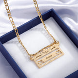 18K Tiny Name Necklace for Women - Engrave Any Name Pendant