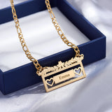 18K Tiny Name Necklace for Women - Engrave Any Name Pendant