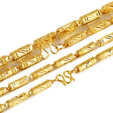 18K Not Fade Forever Unisex Necklace Colgantes Bizuteria Kolye Bijoux Femme