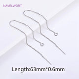18K Plated 0.6mm Thin Chain Ear Wire with U-Bar, Brass EarWire