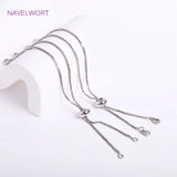 18K Plated 1.0mm Box Chain Bracelet Component