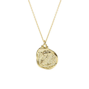 18K Plated 925 Sterling Silver Geometric Necklace Pendant