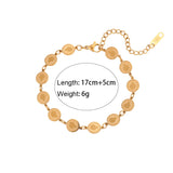 Vintage Portrait Coin Bracelet Stainless Steel Waterproof