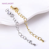 18K Plated Jewelry Extender Chain, 6.6cm Tail Chain with Lobster Clasps