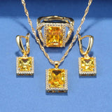 18K Plated African Jewelry Dubai Bridal Wedding Dress Accessories Set