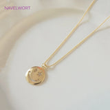 18K Plated Ball Bead Necklace Chain With Lobster Clasps