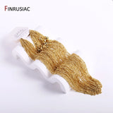 18K Plated Beads Chains For Jewelry Making Brass Metal Beads Necklace Chains