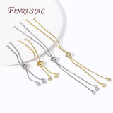 18K Plated Box Chain Bracelet Component with Silicone Beads