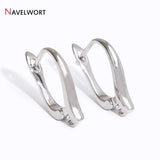 18K Plated Brass Earring Clasps Earring Hooks Accessories
