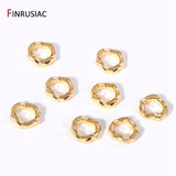 18K Plated Brass Spacer Beads for Jewelry Making Supplies