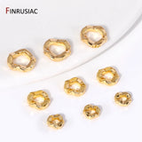 18K Plated Brass Spacer Beads for Jewelry Making Supplies
