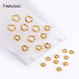 18K Plated Brass Spacer Beads for Jewelry Making Supplies