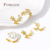 18K Plated Brass Large Leaf Filigree Bead Caps DIY Jewelry Making