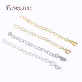 18K Plated Brass Metal Extension Chains for Jewelry Making
