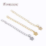 18K Plated Brass Metal Extension Chains for Jewelry Making