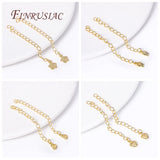 18K Plated Brass Metal Extension Chains for Jewelry Making