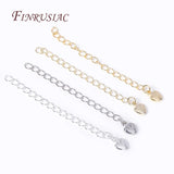 18K Plated Brass Metal Extension Chains for Jewelry Making