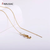18K Plated Brass Necklace Chains for Jewelry Making