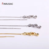 18K Plated Brass Necklace Chains for Jewelry Making
