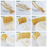 18K Plated Brass Small Bell Pendant Charms for DIY Jewelry Making