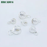 18K Plated Brass Small Bell Pendant Charms for DIY Jewelry Making