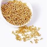 18K Plated Brass Water Drop Pendants Tail Extender Chain