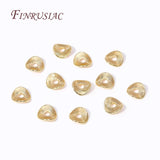 18K Plated Brass Curved Brushed Disks Spacer Beads Jewelry Making Supplies