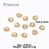 18K Plated Brass Curved Brushed Disks Spacer Beads Jewelry Making Supplies