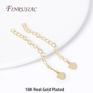 18K Chain Extender w/ Brass Metal Connectors DIY Necklace Bracelet Making