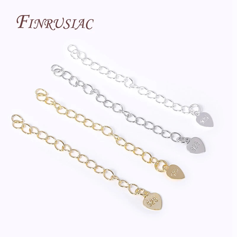 18K Chain Extender w/ Brass Metal Connectors DIY Necklace Bracelet Making