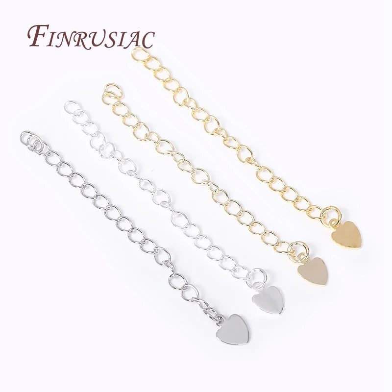 18K Chain Extender w/ Brass Metal Connectors DIY Necklace Bracelet Making