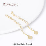 18K Chain Extender w/ Brass Metal Connectors DIY Necklace Bracelet Making