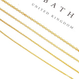18K Plated Copper Bag Chain Semi-finished DIY Necklace Materials