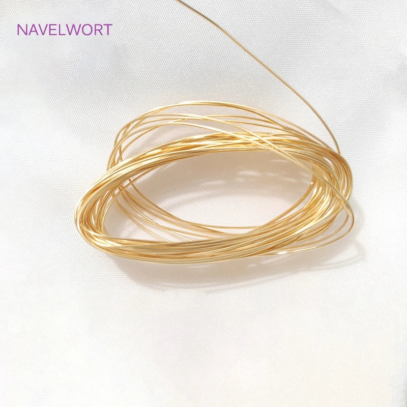 18K Plated Copper Wire for Jewelry Making DIY Crafts