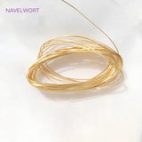 18K Plated Copper Wire for Jewelry Making DIY Crafts